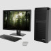 3d Desktop PC model buy - render