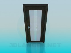 Door with frosted glass