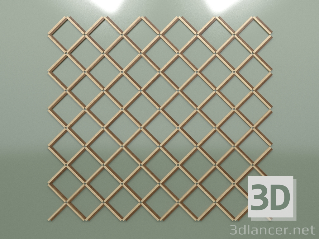 3d model Wood panel 1 - preview