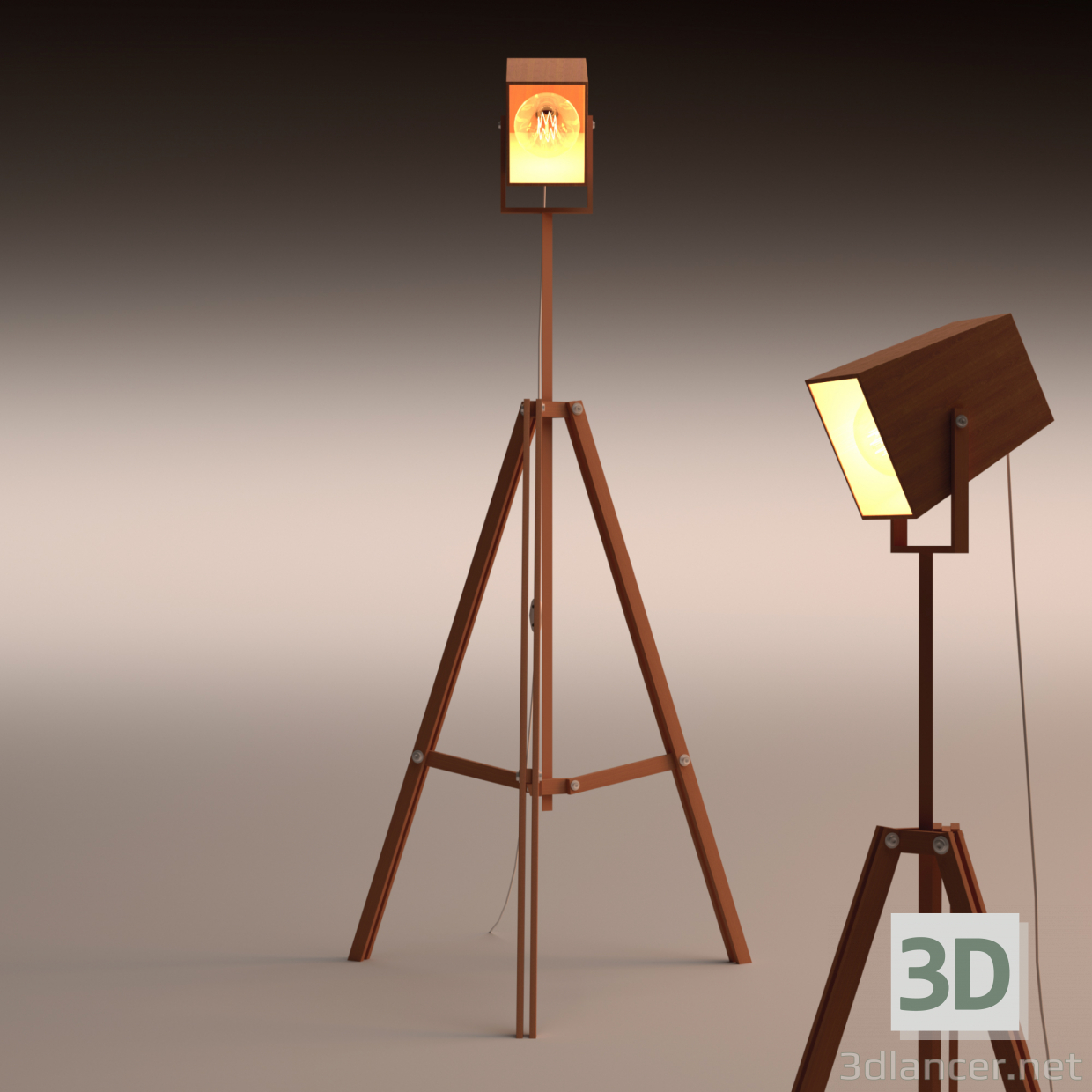 modèle 3D de Lampe de sol acheter - rendu