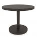 modèle 3D Table à manger DT 012 (D=900x750, bois marron foncé) - preview