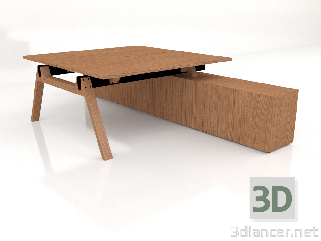 modello 3D Tavolo da lavoro Viga Bench V1624 (1600x3200) - anteprima