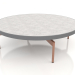 modello 3D Tavolino rotondo Ø120 (Antracite, DEKTON Kreta) - anteprima