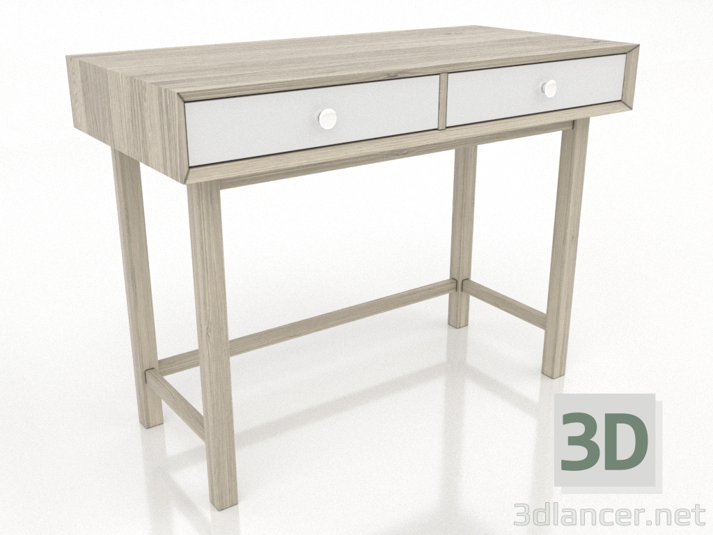 Modelo 3d Secretária 3 1000 X 500 mm (carvalho clareado) - preview Modelo 3d Secretária 3 1000 X 500 mm (carvalho clareado) - preview
