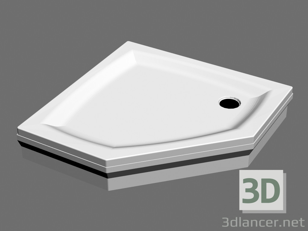 modèle 3D Receveur de douche GENTA 90 PAN - preview