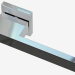 3D modeli Elmas Kapı Kolu (Parlak Krom) - önizleme