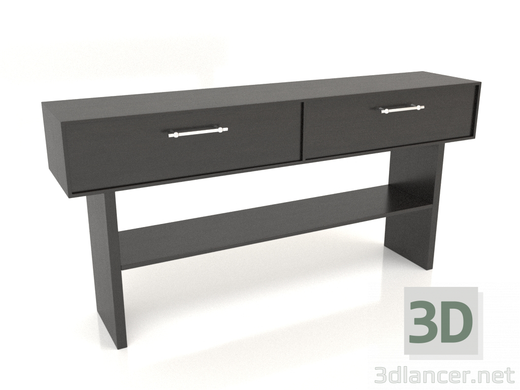 modello 3D Consolle KT 03 (1400x300x700, legno nero) - anteprima
