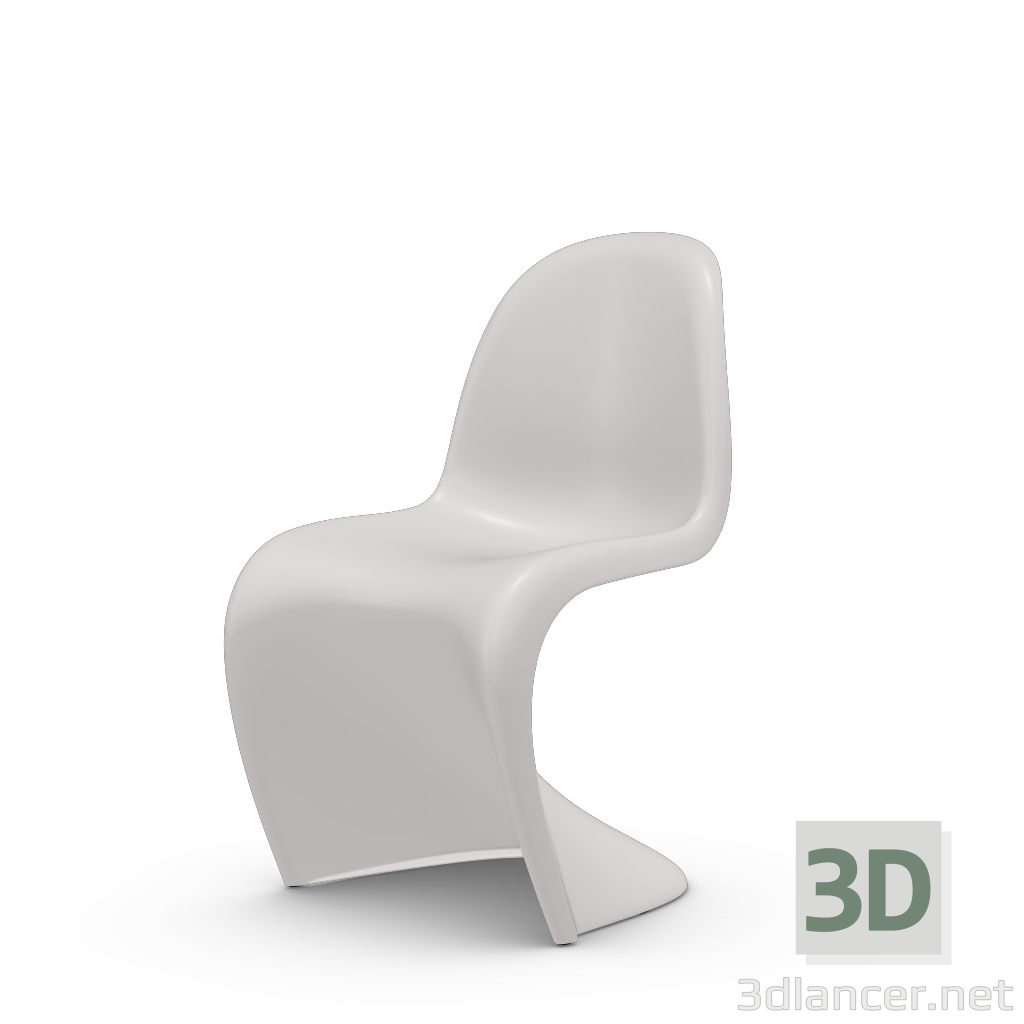 modello 3D Sedia Panton - anteprima