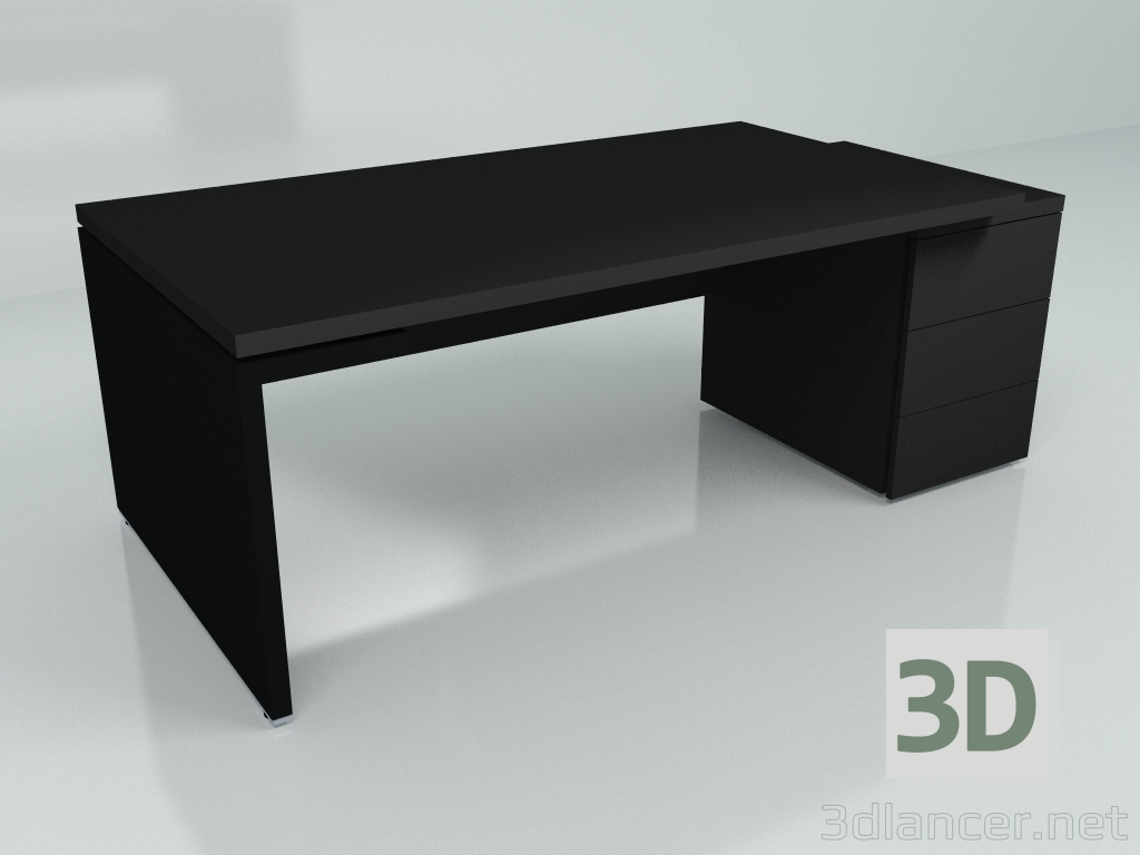 3D modeli Çalışma masası Mito Fenix MITF4KDP (2019x1000) - önizleme