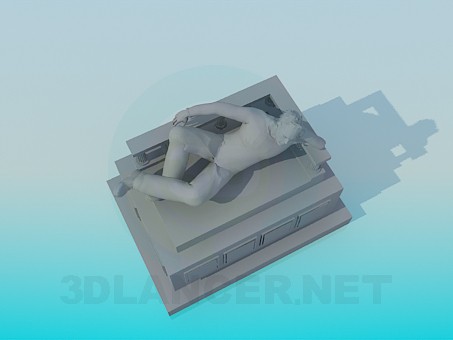 3D modeli Anıt - önizleme
