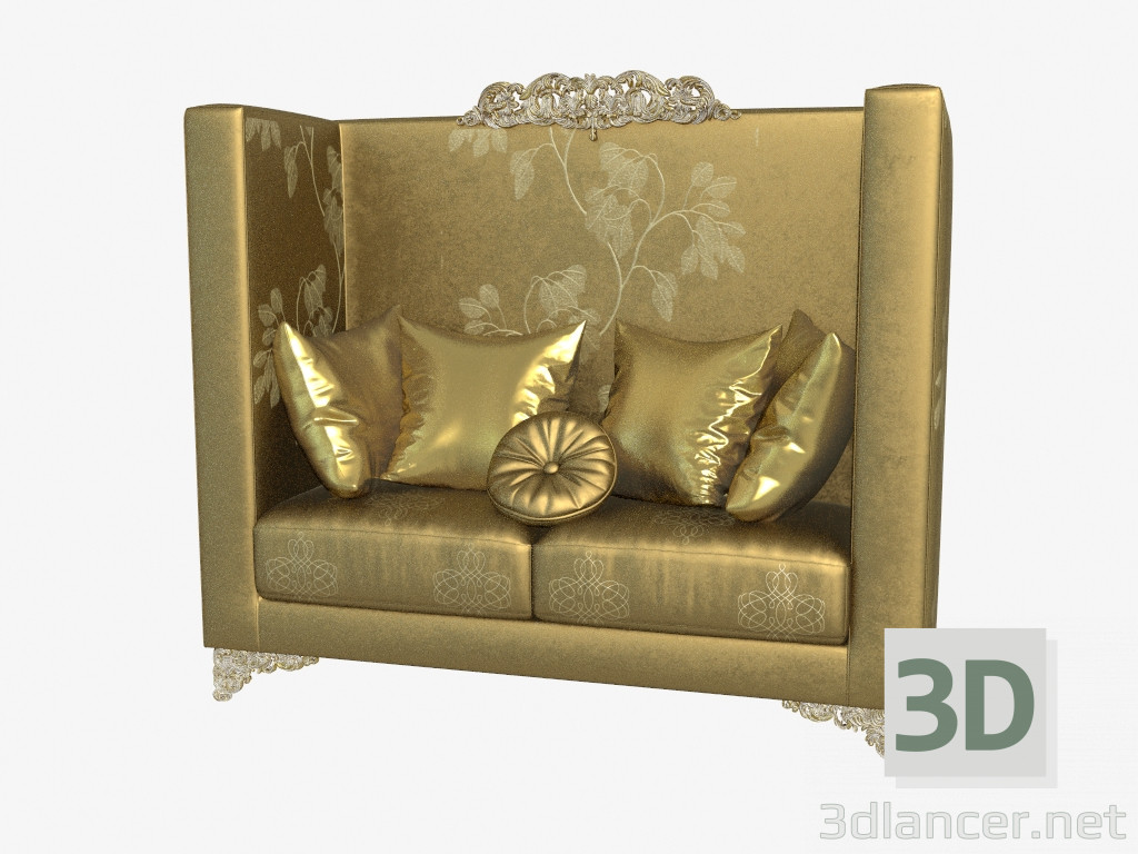 modello 3D divano 782 - anteprima