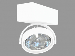 Lampe LED Faux plafond (DL18407 11WW-Blanc)