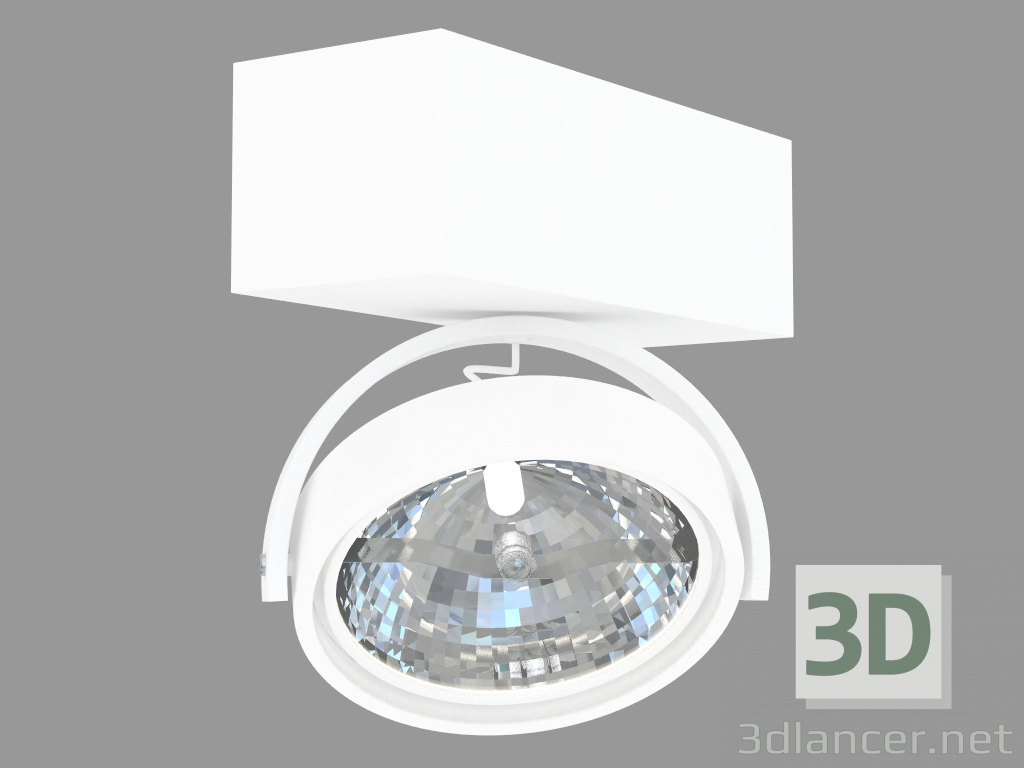 3D Modell Falsche Deckenleuchte LED (DL18407 11WW-weiß) - Vorschau