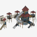 3D Modell Kinderspielanlage (K3801) - Vorschau