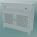 3d model Chest of drawers and doors (White) - preview