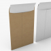 Umschlag mit Papier 3D-Modell kaufen - Rendern