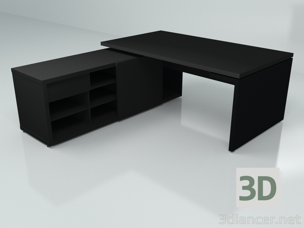 modèle 3D Table de travail Mito Fenix MITF2L (2078x2080) - preview