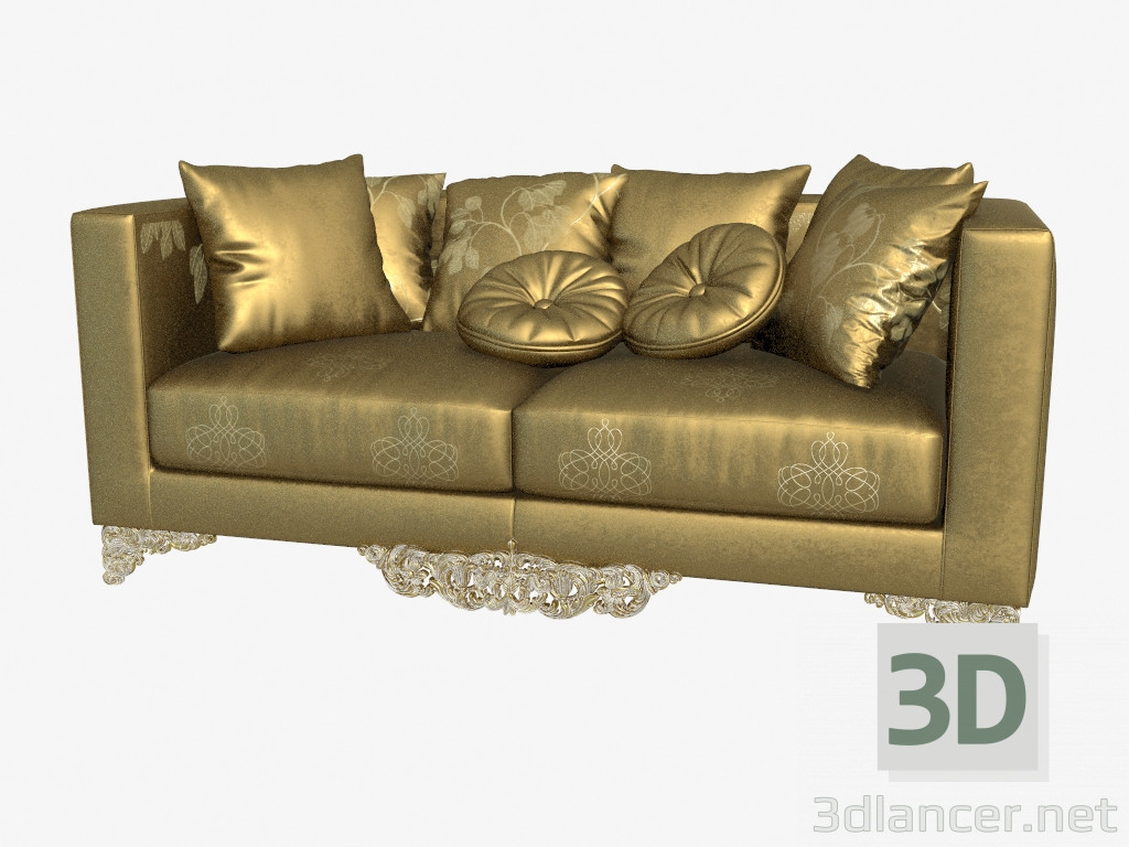 modello 3D divano 792 - anteprima