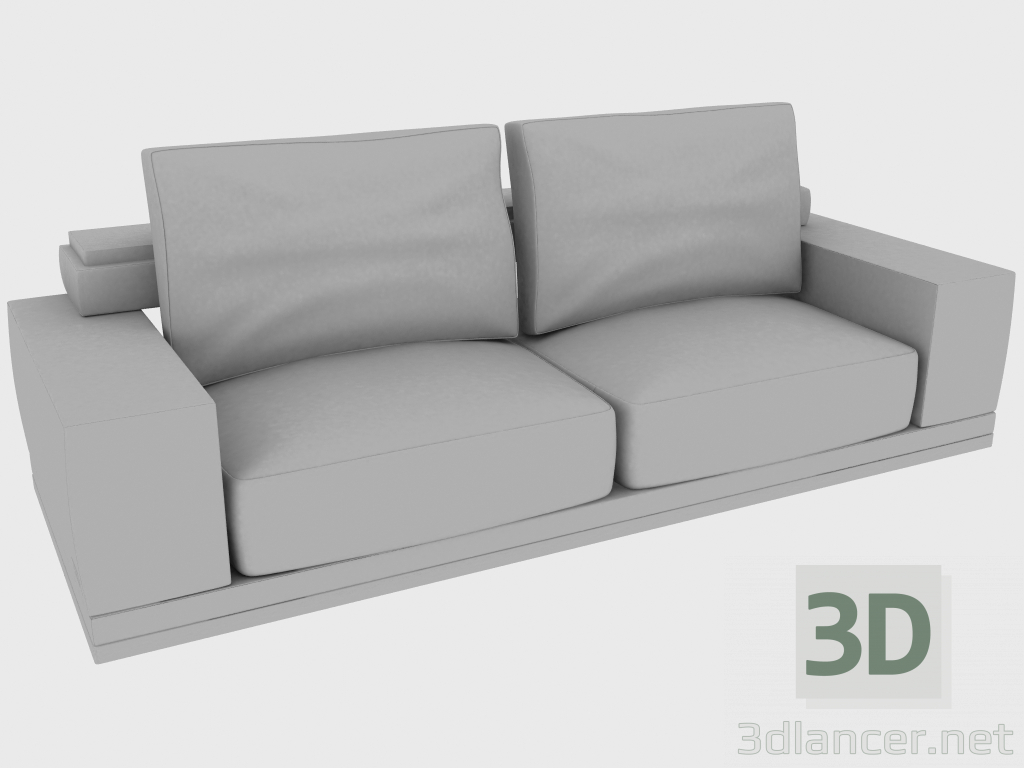 modèle 3D Canapé MATISSE SOFA (257x106xH70) - preview
