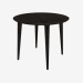3d model Dining table round (gray stained ash D90) - preview