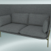 3 डी मॉडल सोफा सोफा (LN6, 90x180 H 115cm, कांस्य पैर, हॉट मैडिसन 724) - पूर्वावलोकन