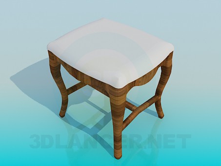 3D Modell Stuhl weich - Vorschau