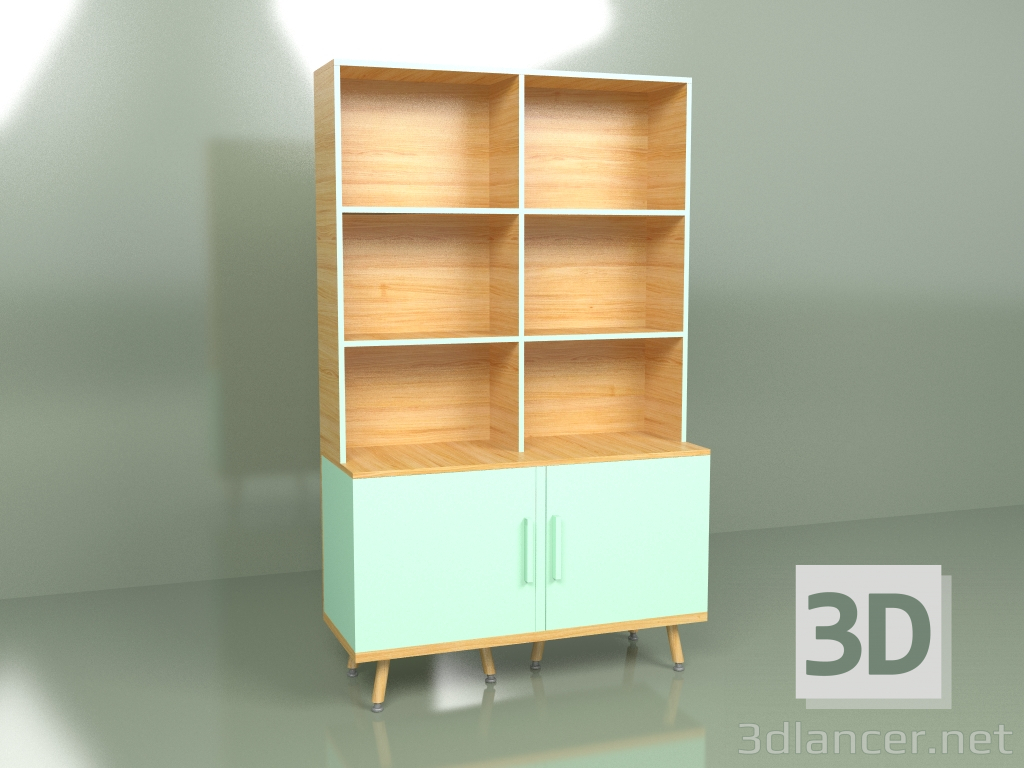 3D Modell Rack Woodi (Seewelle) - Vorschau