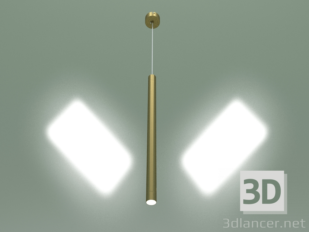 Modelo 3d Lâmpada LED pendente Strong 50189-1 LED (ouro mate) - preview