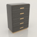 3d model Chest of drawers (5 drawers) - preview