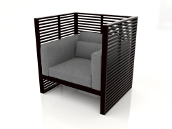 Крісло для відпочинку Normando з високою спинкою (Black)