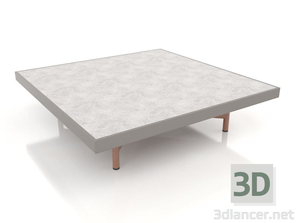 modèle 3D Table basse carrée (Gris quartz, DEKTON Kreta) - preview