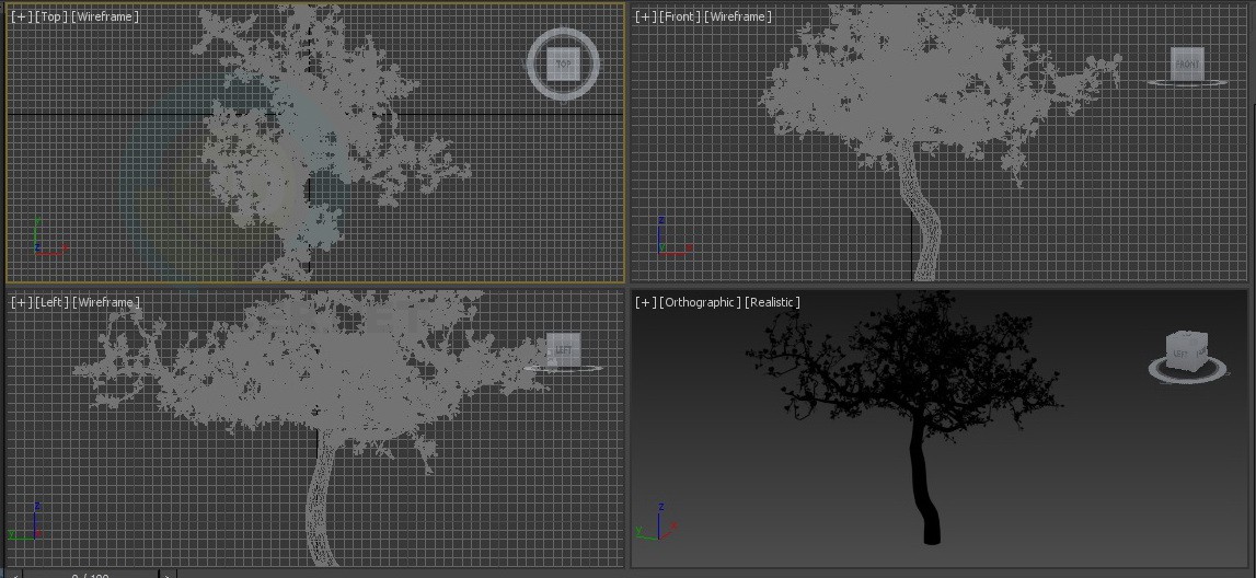 modèle 3D arbre - preview