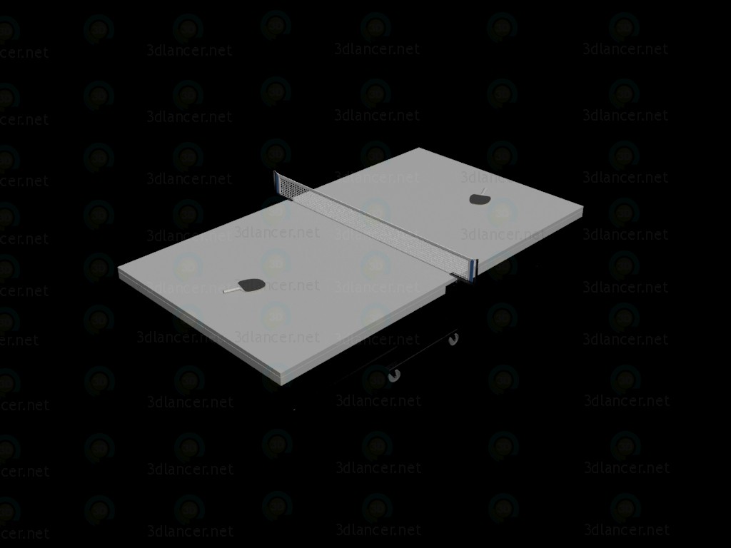 3d model Una mesa de ping pong - vista previa