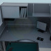 modèle 3D Le mobilier du Bureau - preview
