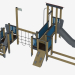 modello 3D Complesso di giochi per bambini (K4301) - anteprima