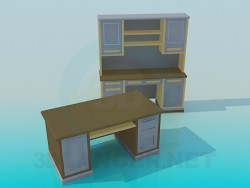 Escrito e scrivania per lavorare Cabinet