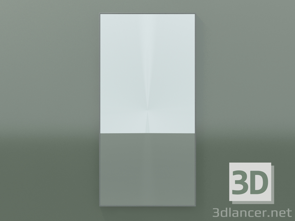 3D modeli Ayna Rettangolo (8ATMF0001, Gümüş Gri C35, H 120, L 60 cm) - önizleme