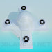 modello 3D Sistema di ventilazione - anteprima