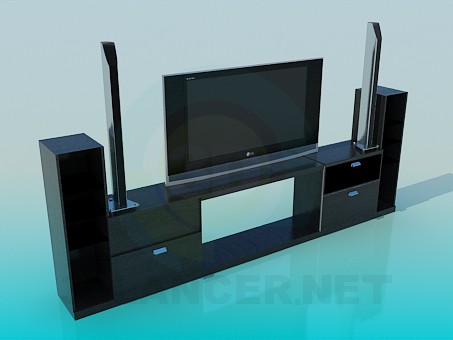 3d model LG TV - preview