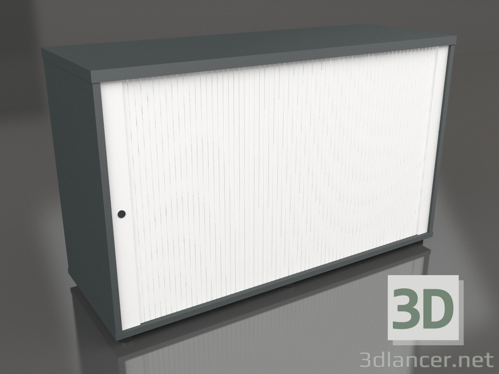 3d model Tambour cabinet Standard A2L06 (1200x432x740) - preview
