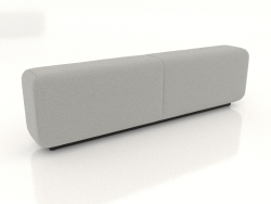 Niedriges modulares Sofa Back XL