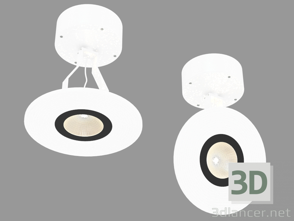 modello 3D Lampada LED Superficie (DL18411 11WW-White) - anteprima