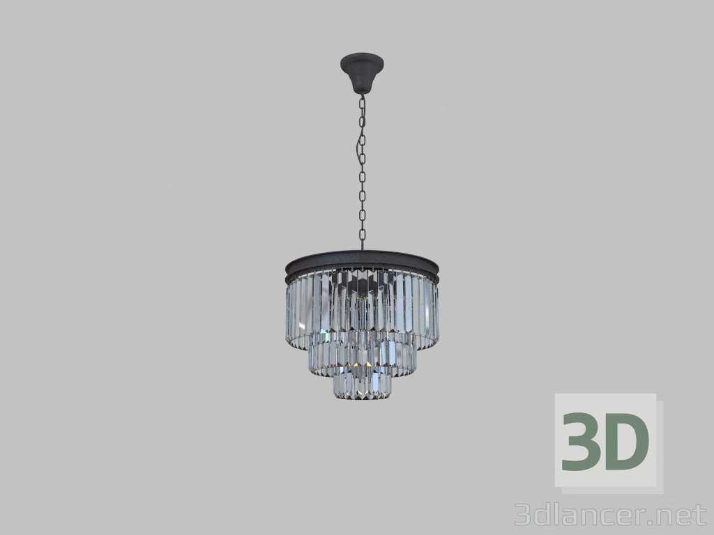 modello 3D Lampada a sospensione (31106S) - anteprima