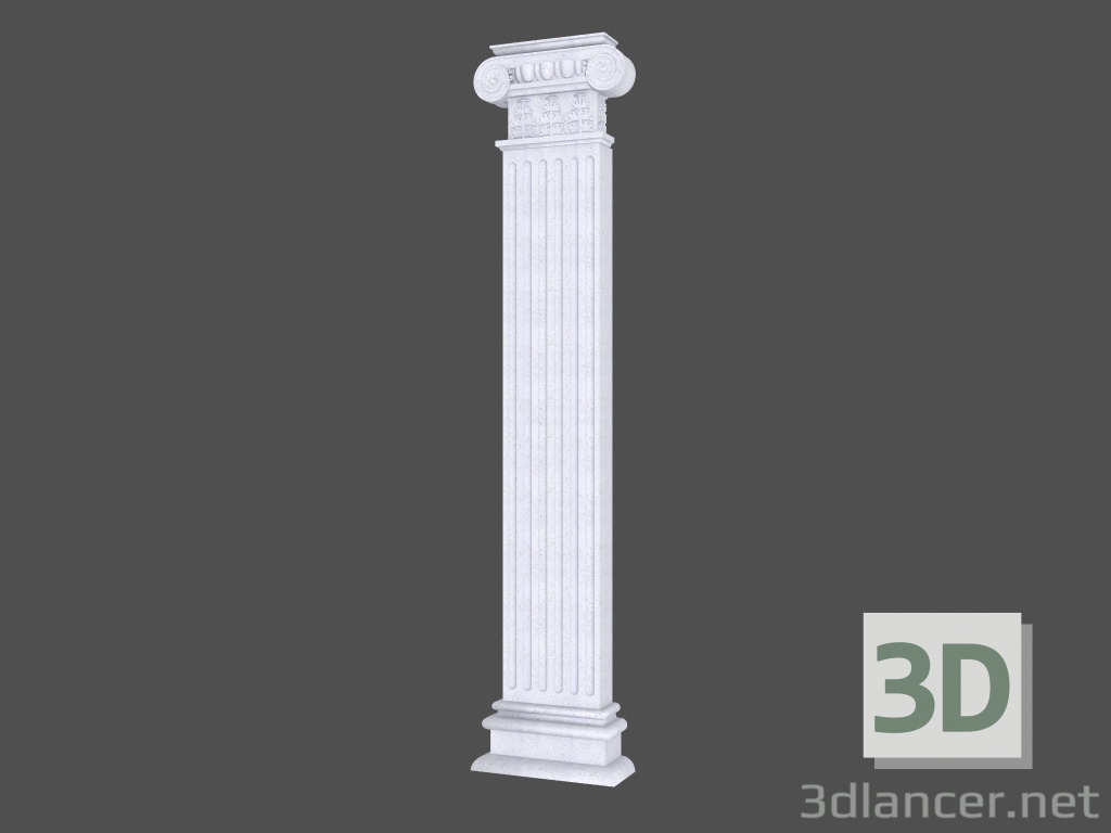 modèle 3D Pilastre (P56K) - preview