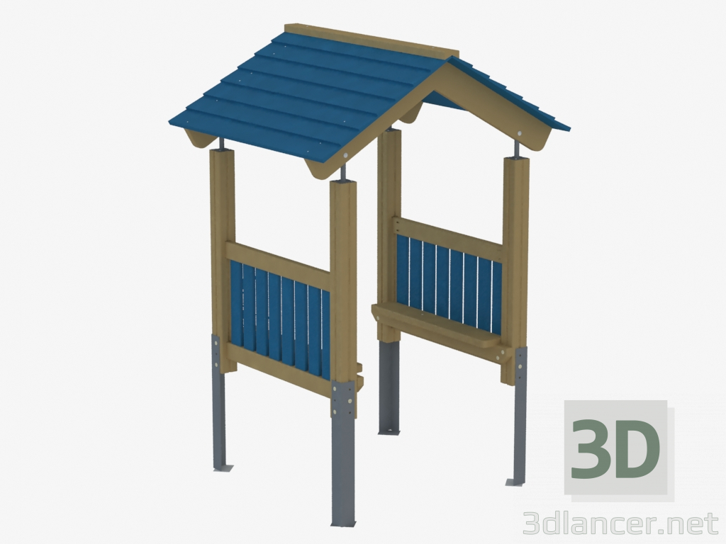 3D modeli Çocuk oyun evi (K5002) - önizleme