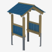 3d модель Дитячий ігровий будиночок (К5002) – превью
