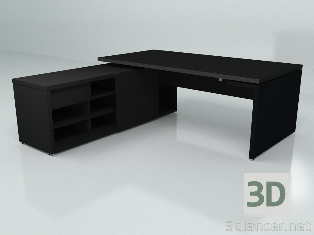 modèle 3D Table de travail Mito Fenix MITF1L (2278x2080) - preview