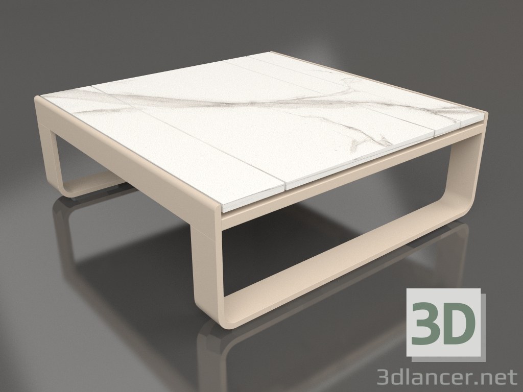 Modelo 3d Mesa lateral 70 (DEKTON Aura, Areia) - preview