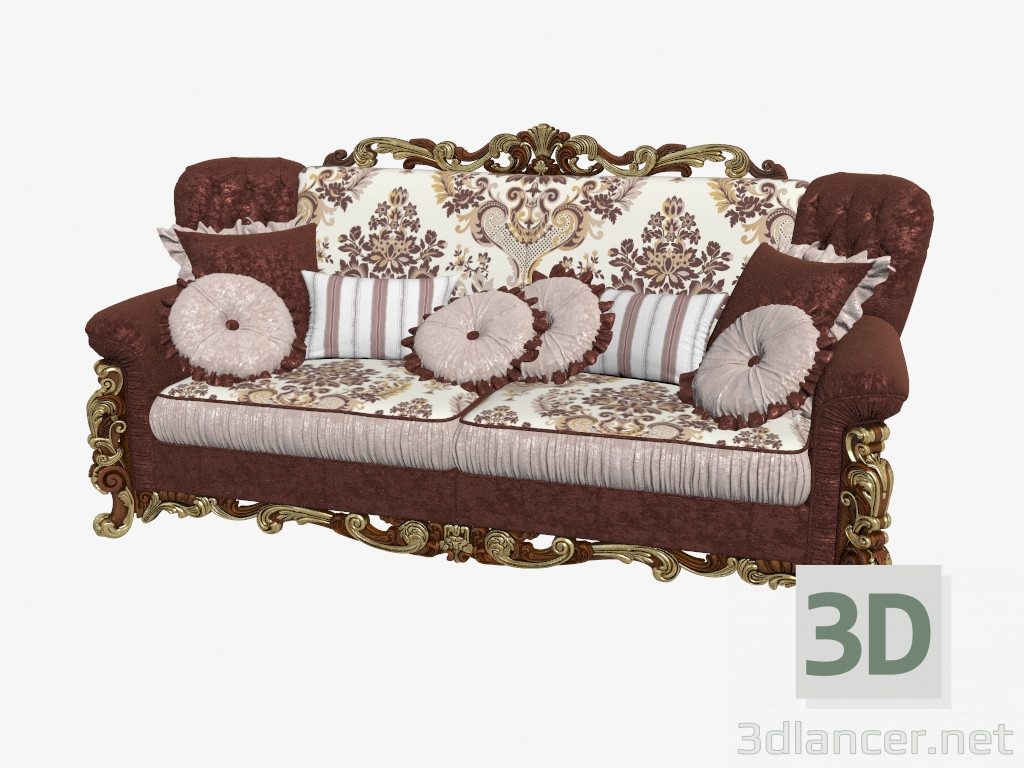 modello 3D divano 183 - anteprima