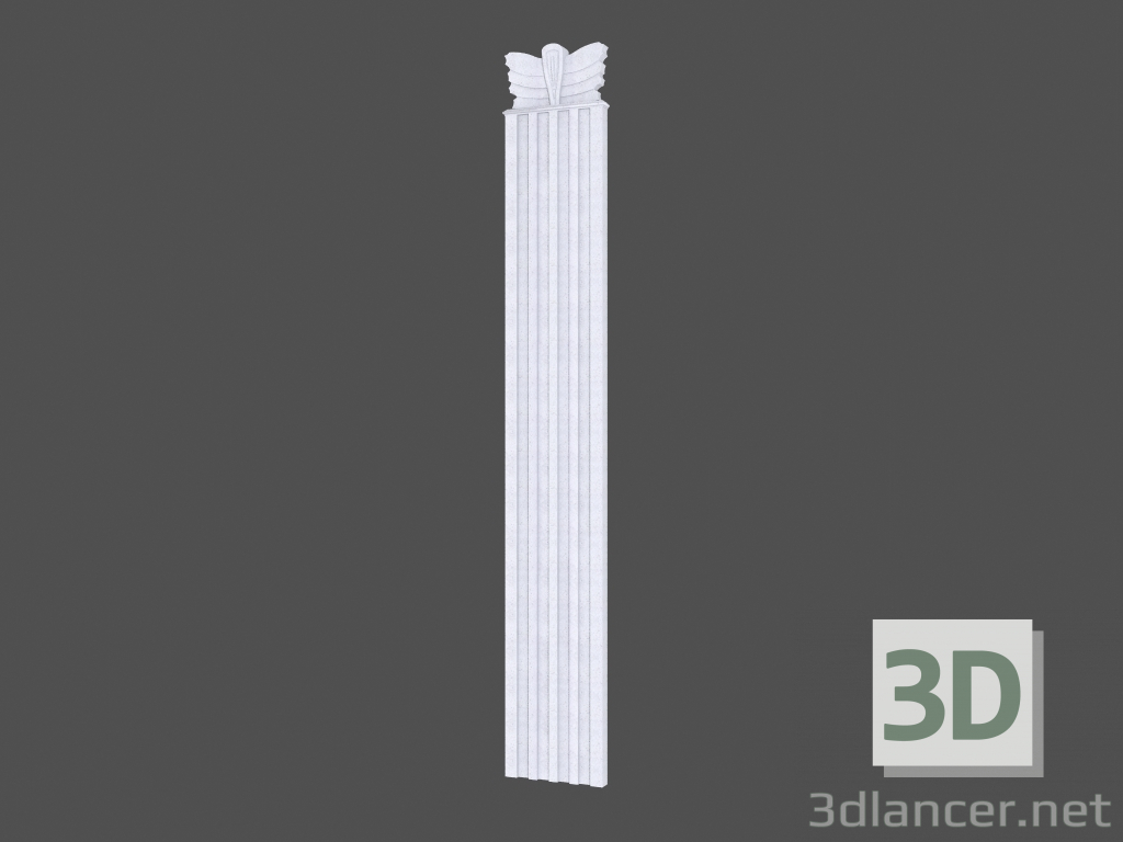 modello 3D Pilaster (P79M) - anteprima